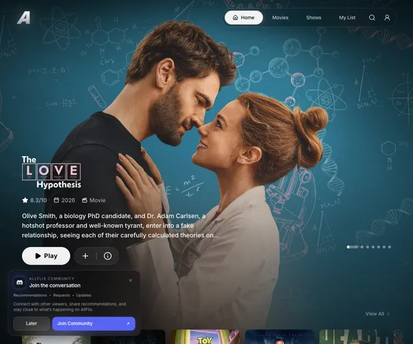 Screenshot of AllFlix