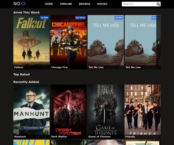 Screenshot of NOXX