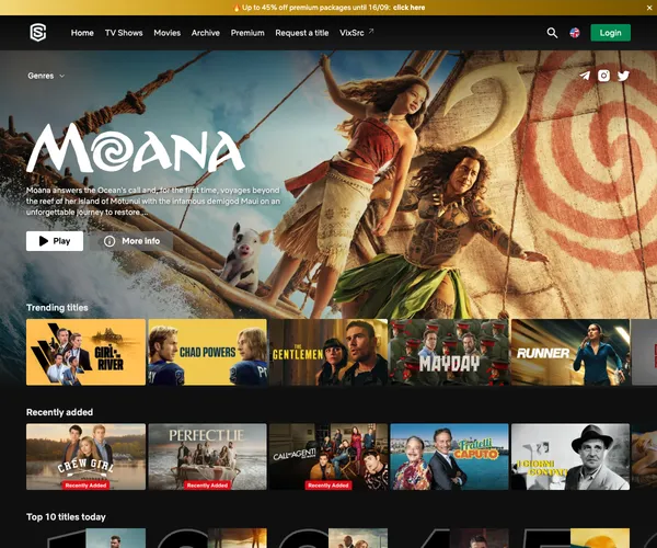 Screenshot of StreamingUnity